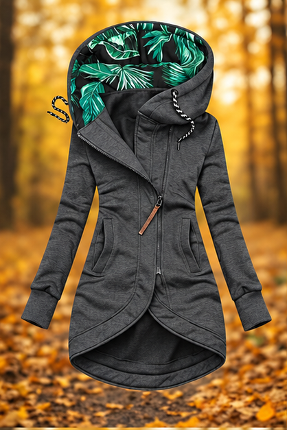Ingrid - Hooded Longline Jacket