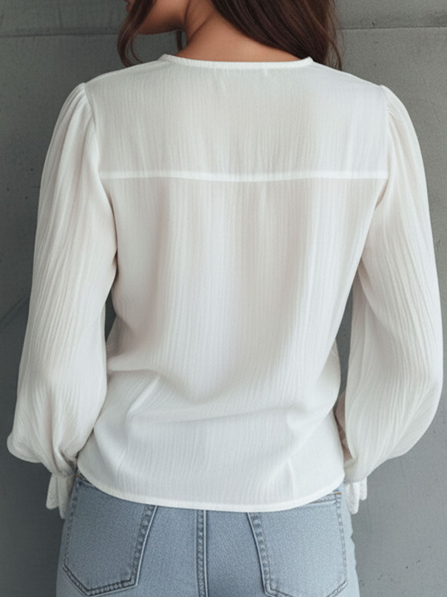 Armelle - Victorian Lace Blouse