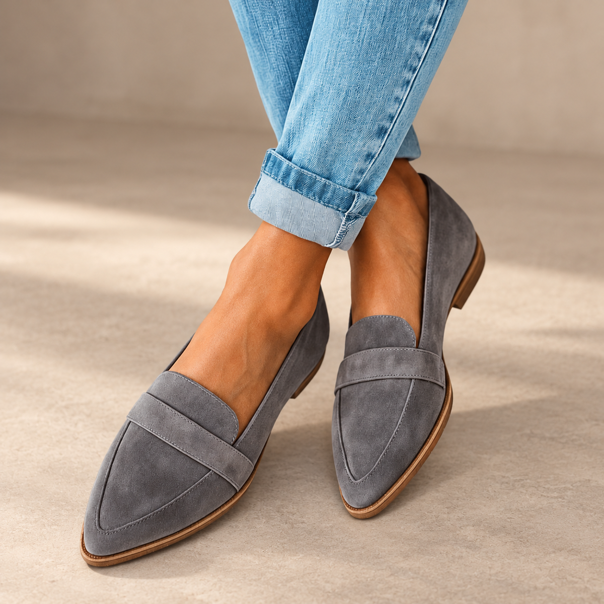 Teodora | Soft Suede Loafers