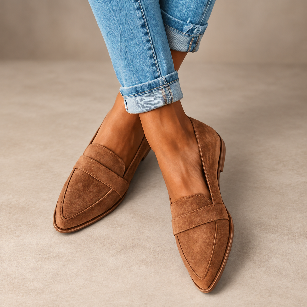 Teodora | Soft Suede Loafers