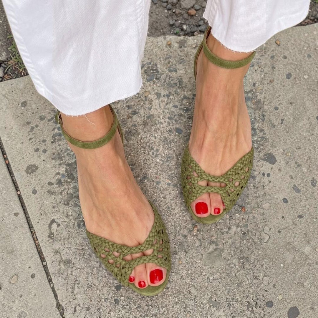 Caroline | Woven Strap Sandals