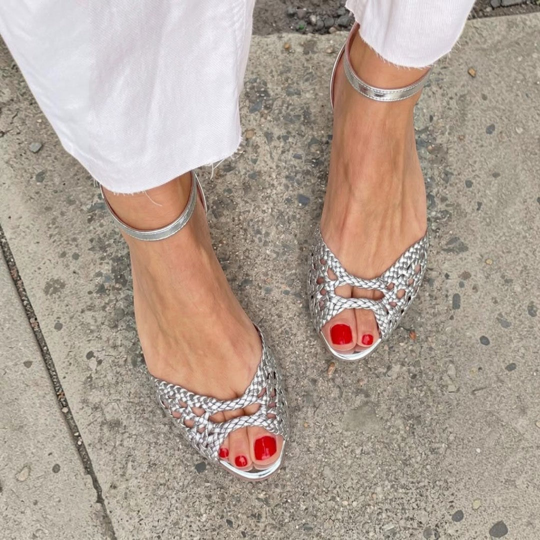 Caroline | Woven Strap Sandals