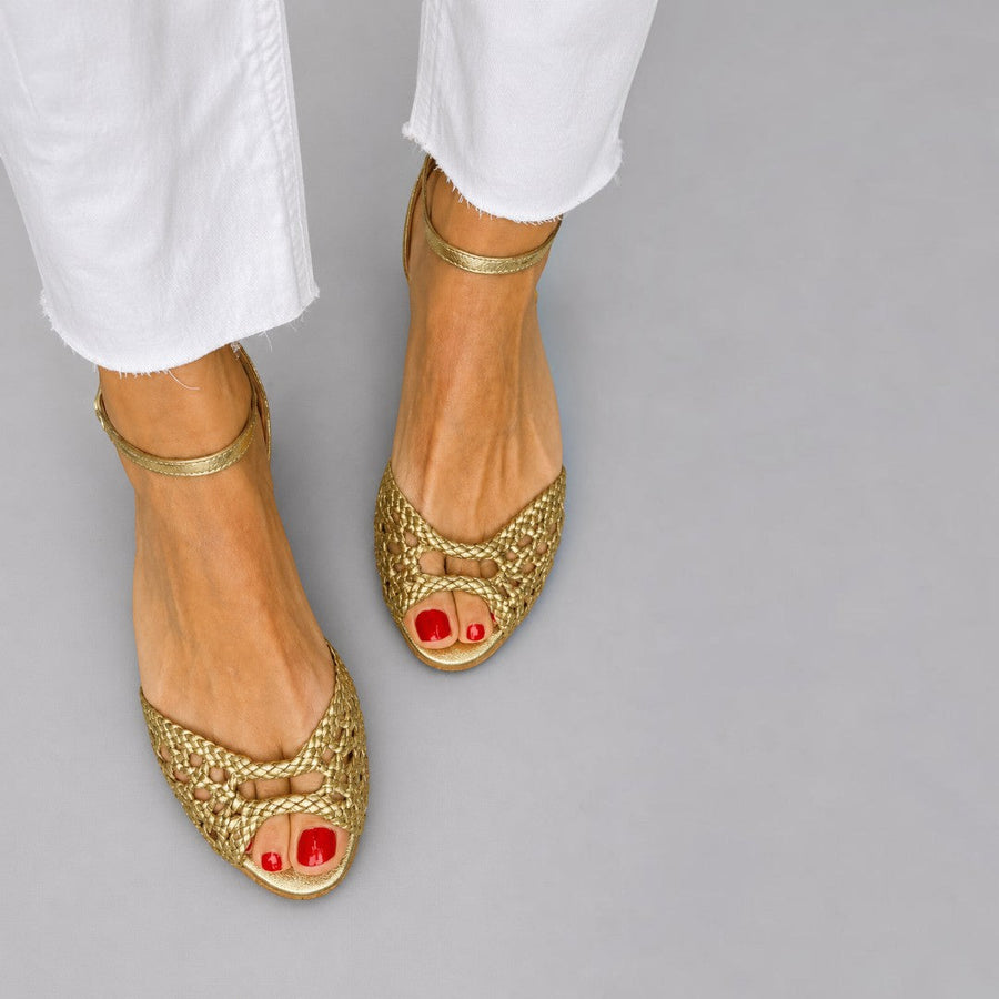 Caroline | Woven Strap Sandals