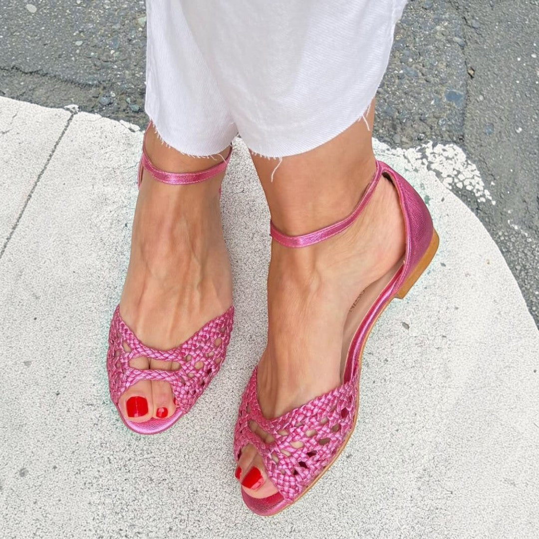 Caroline | Woven Strap Sandals