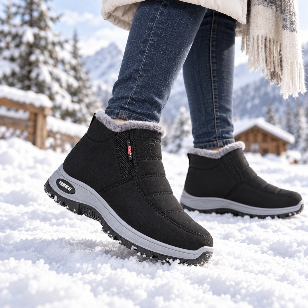 Sianna | Quilted Waterproof Slip-On Ankle Boots