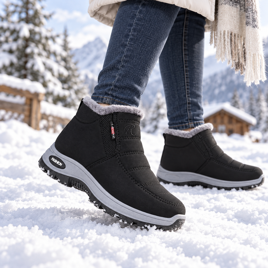 Sianna | Quilted Waterproof Slip-On Ankle Boots