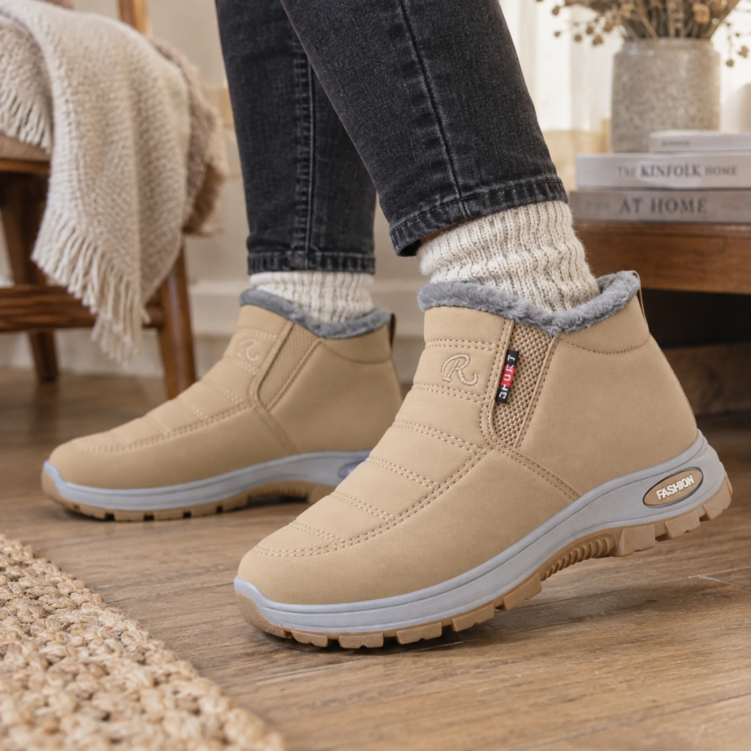Sianna | Quilted Waterproof Slip-On Ankle Boots