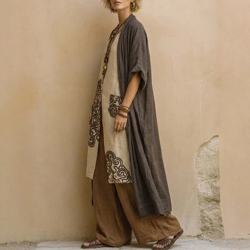 Aspen - Bohemian Three-Piece Set with Geometric Pattern