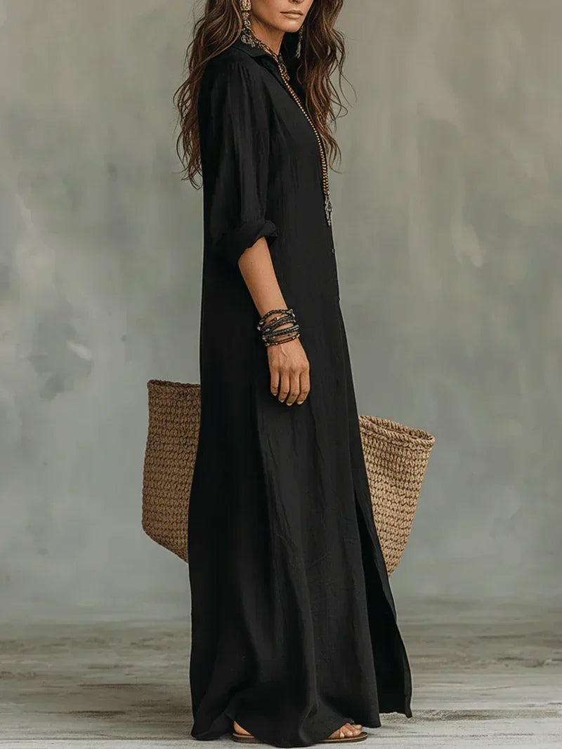 Willow - Linen Blend Maxi Dress