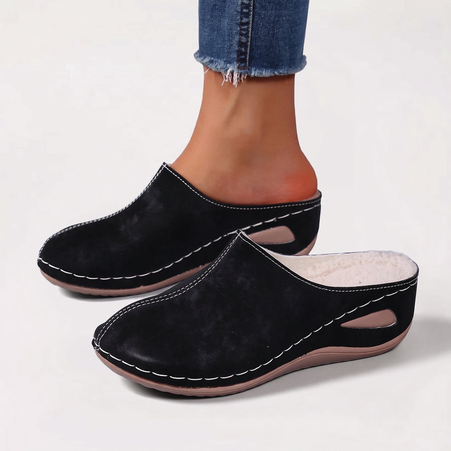 Colleen - Warm Lined Orthopedic Slippers